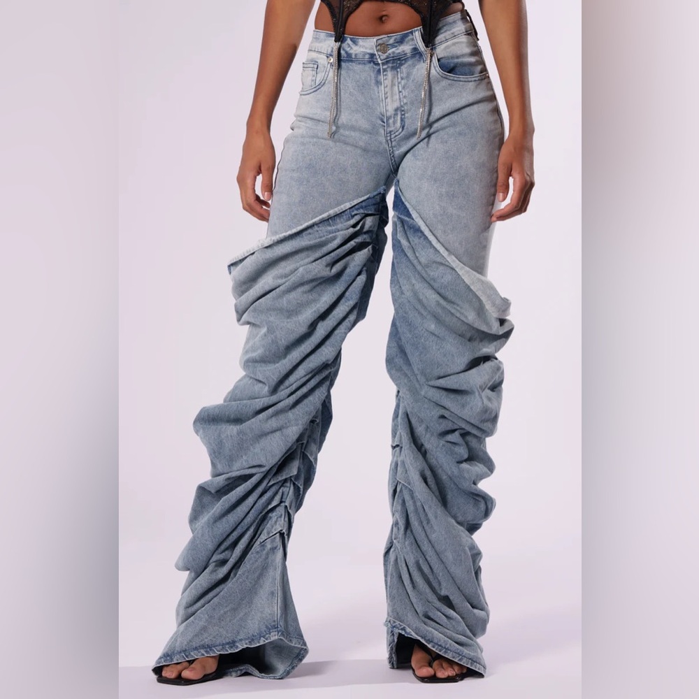 AKIRA OH YEAH BABY DENIM PANT Size 28 NWT